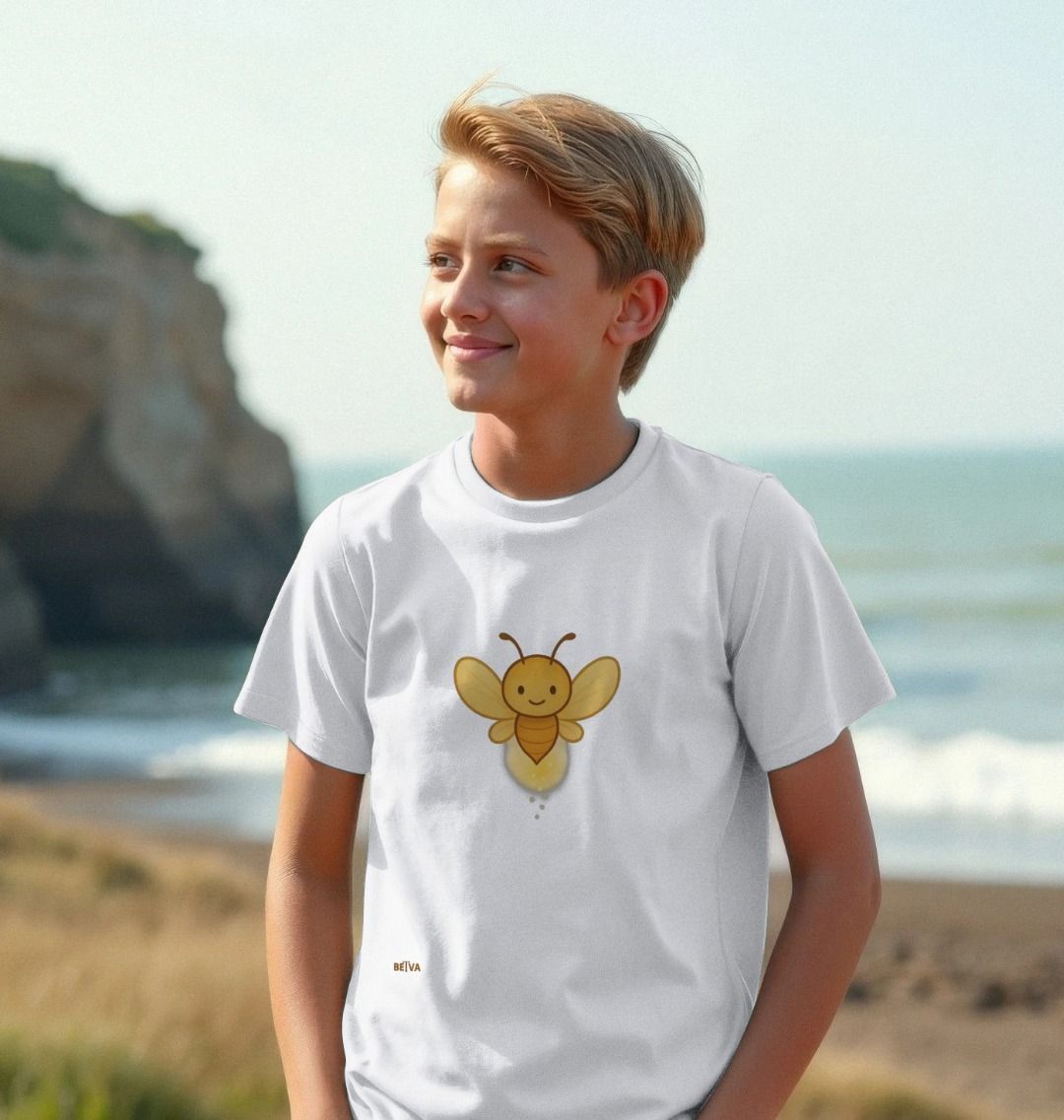 Kids' Basic Tee - BETVA GLOW™ Firefly Light Organic Cotton