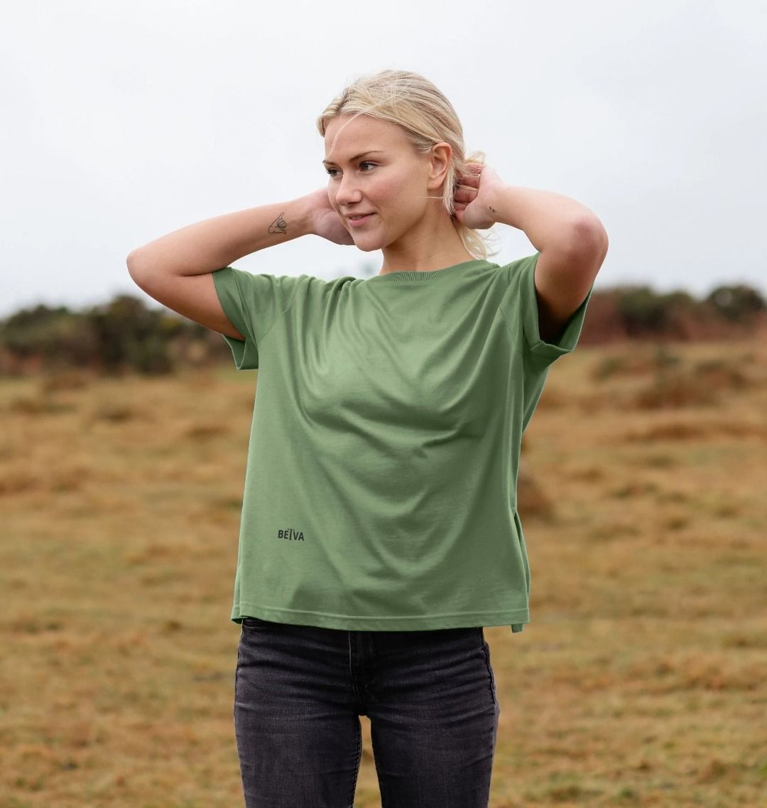 BETVA QUIET™ - Women's Relaxed Fit Organic Cotton Tee